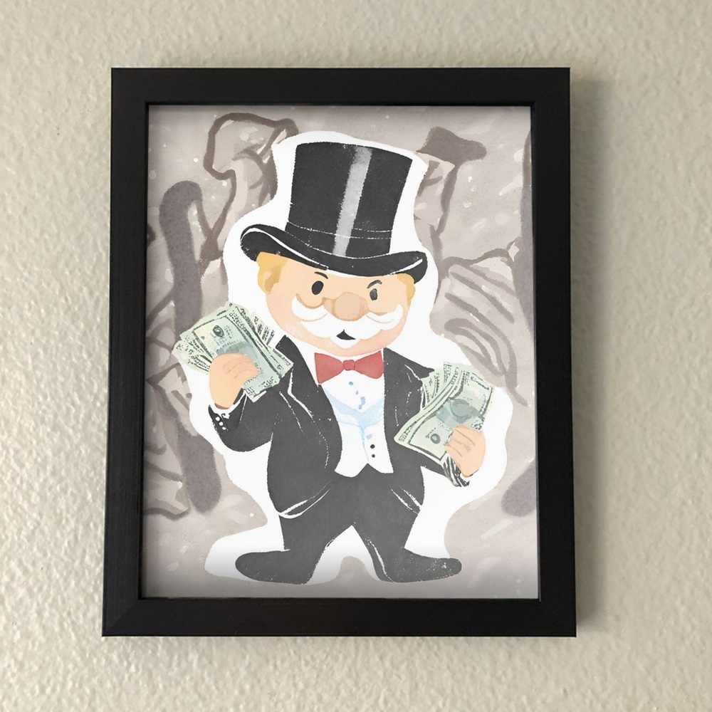 Monopoly Money Wall Art